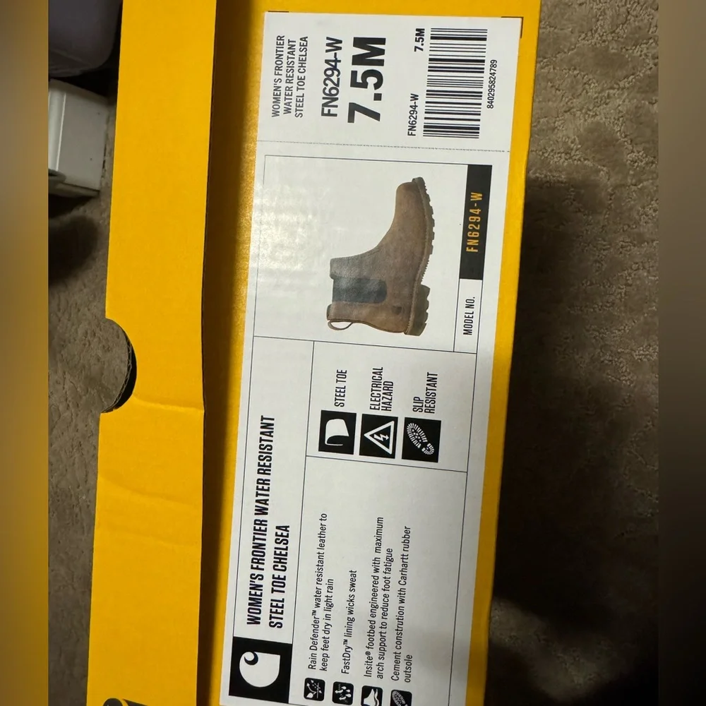 Carhartt Women's Tan Leather Chelsea Work Boot